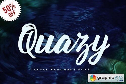 Quazy Handmade Font