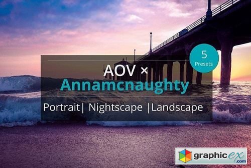 AOV X Annamcnaughty Lightroom Presets