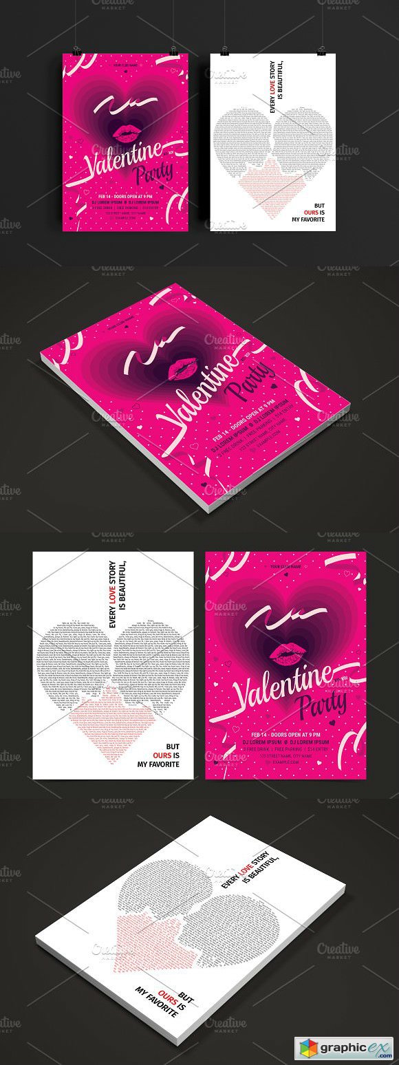 Valentines Day Flyers 2219392