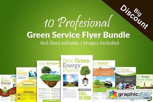 10 Save Energy Flyer Bundle Vol 01