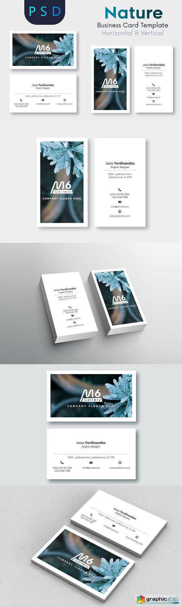 Nature Business Card Template- S48