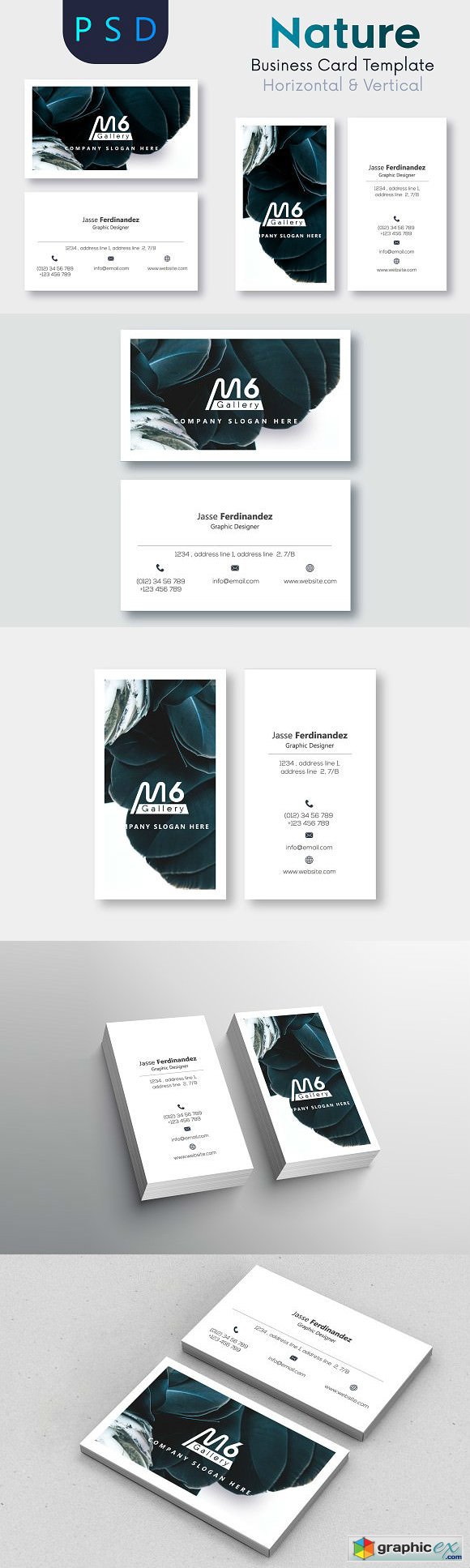 Nature Business Card Template- S49