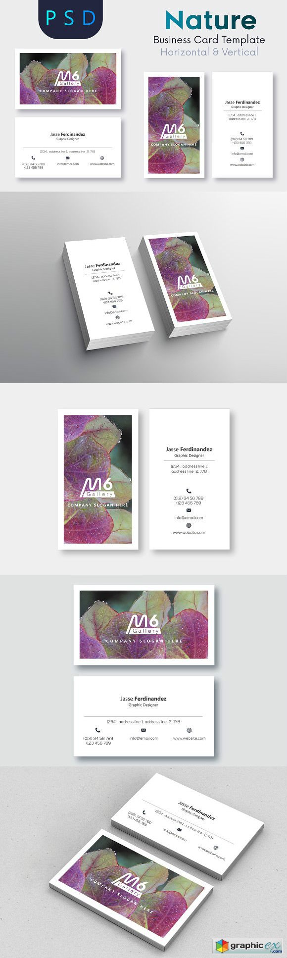 Nature Business Card Template- S52