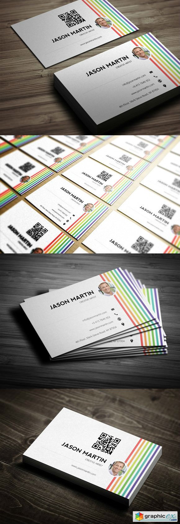 Creative Colorful Business Card