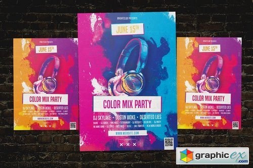 Colorful Party Flyer 1923131