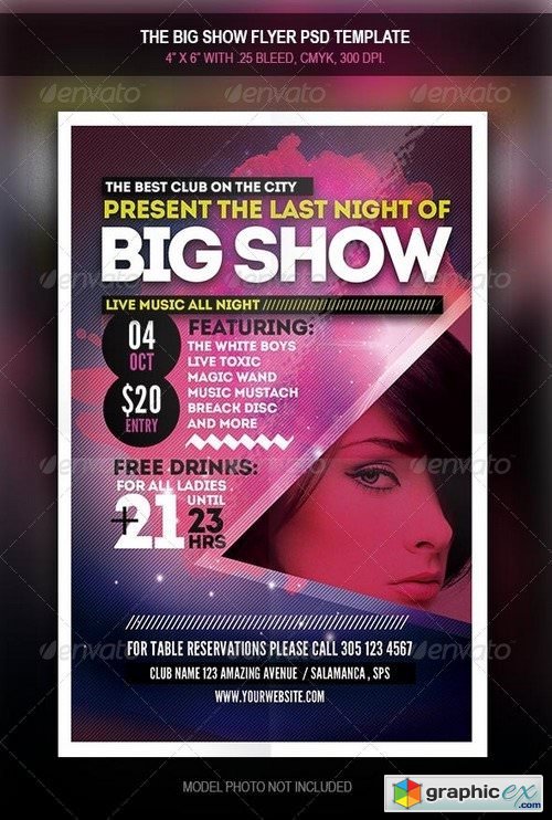 The Big Show | Party Flyer