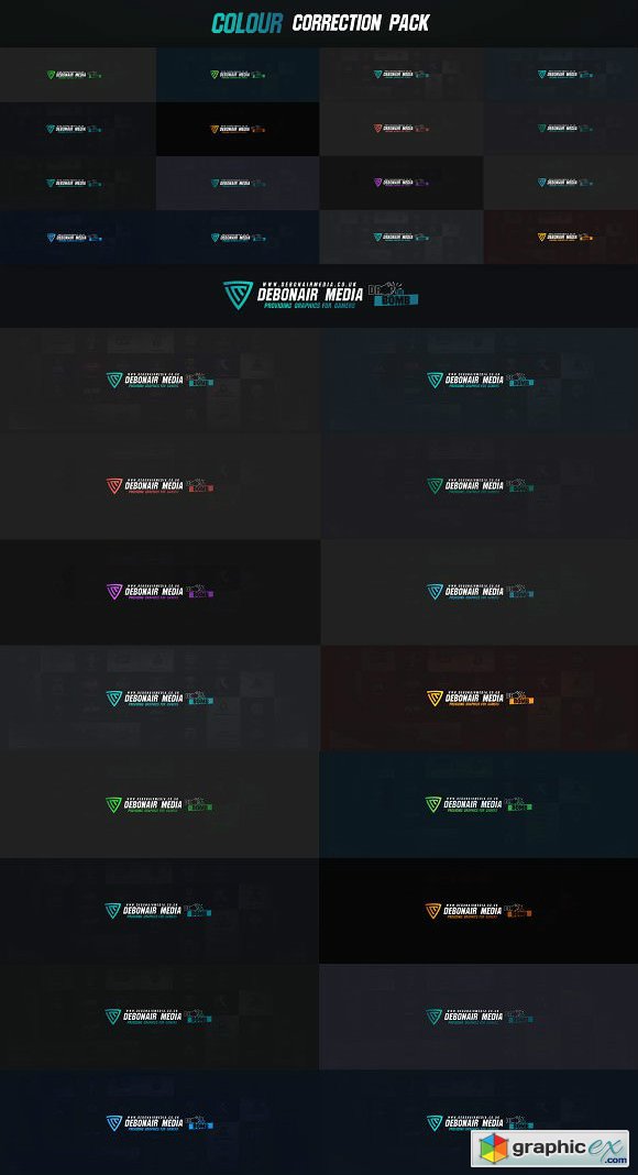 Colour Correction Pack - 16 Total