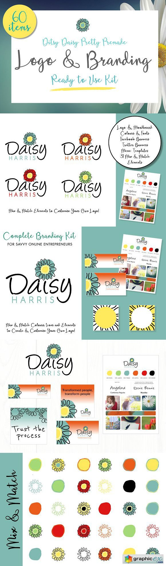 Complete Brand & Logo Kit - Daisy
