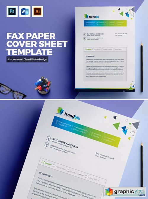 Fax Paper Cover Sheet Template
