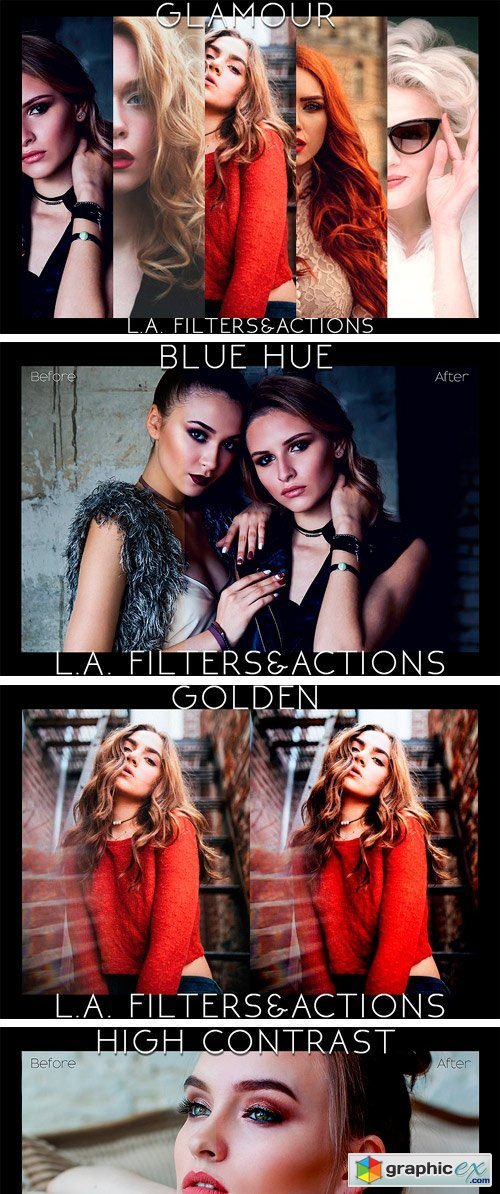 Glamour - Photoshop Actions