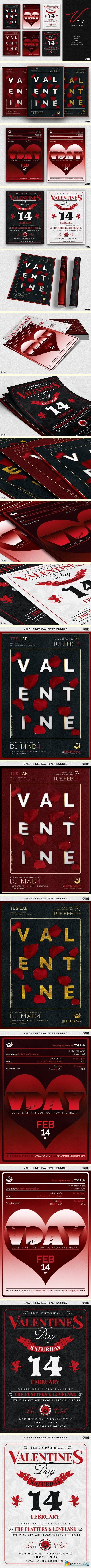 Valentines Day Flyer Bundle