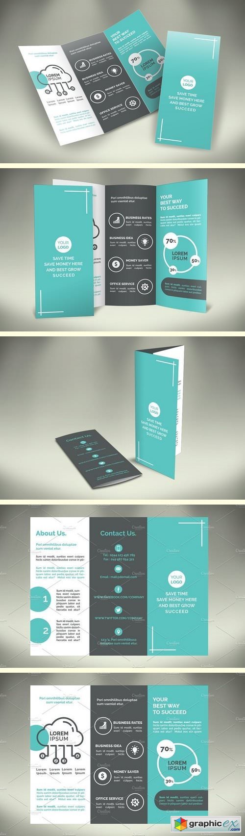 Business Tri-Fold Brochure - SB