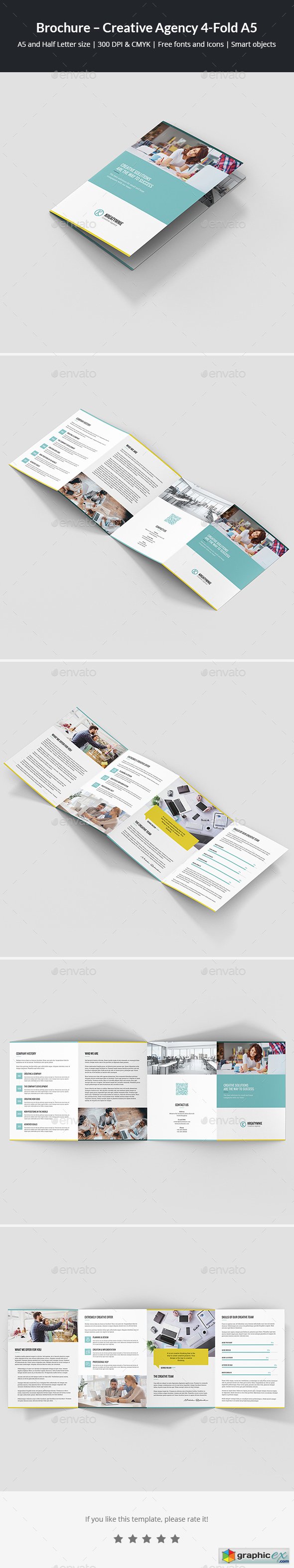 Brochure  Creative Agency 4-Fold A5