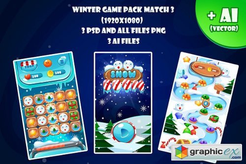 Winter Game Pack Match 3