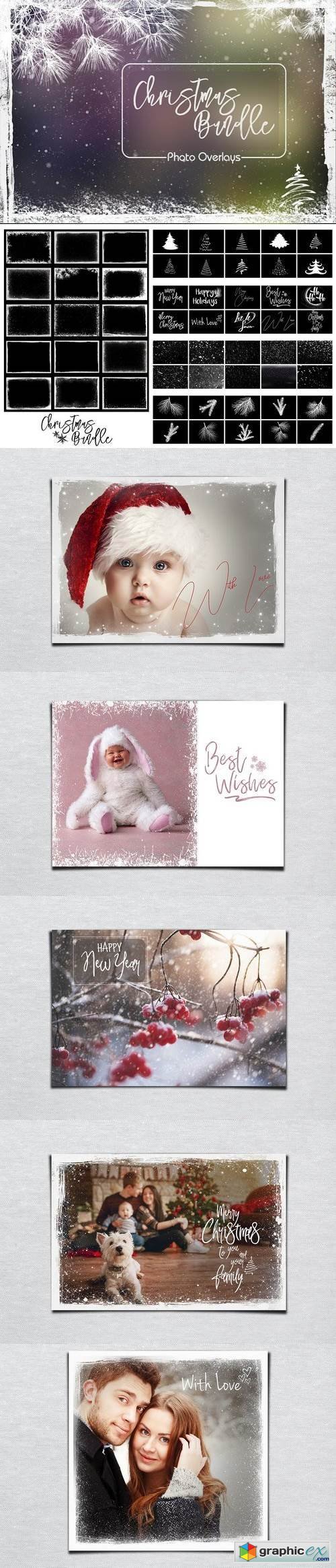 Christmas Bundle Photo Overlays