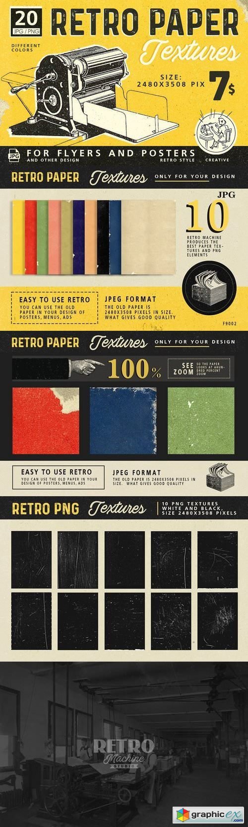 Retro Paper Textures