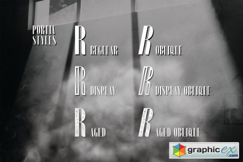 Portia | Film Noir Inspired Typeface