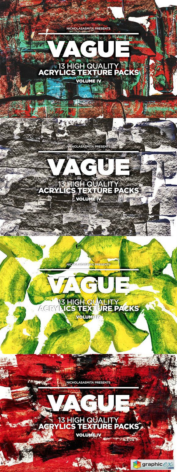 Vague IV 13 Acrylics Textures