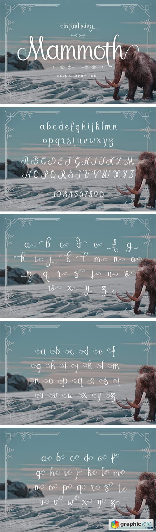 Fontbundles - Mammoth Font