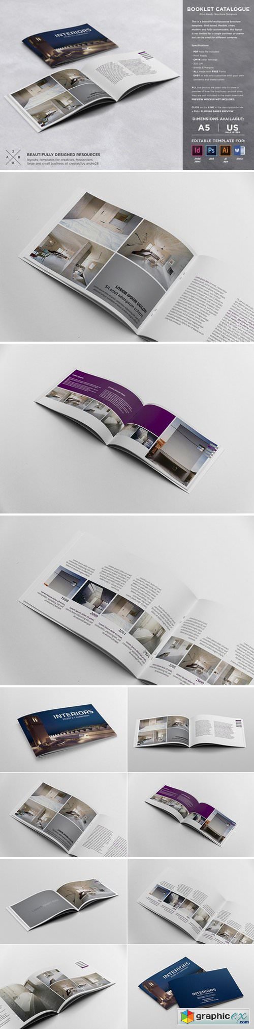 Booklet Catalogue Template