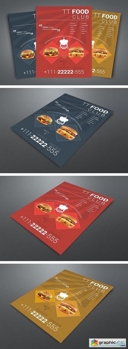 Fresh Fast Food Flyer