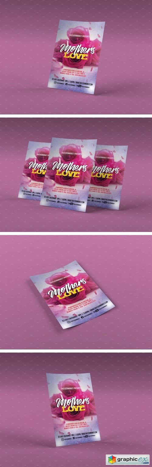 Mothers Love Flyer Template