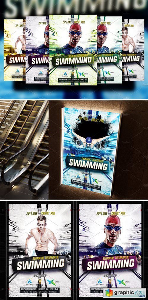 Swimming Flyer Template