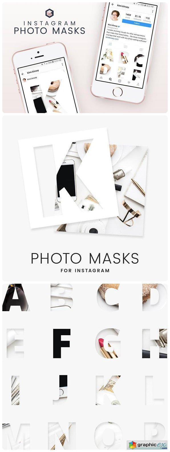 Instagram Photo Masks - Alphabet