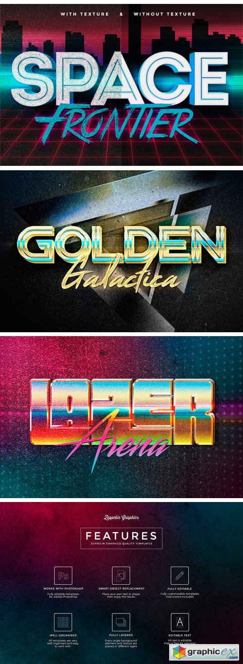 80s Text Effects Vol.2