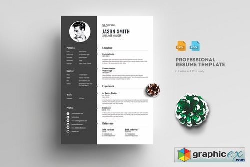 Professional Resume Template 2223138
