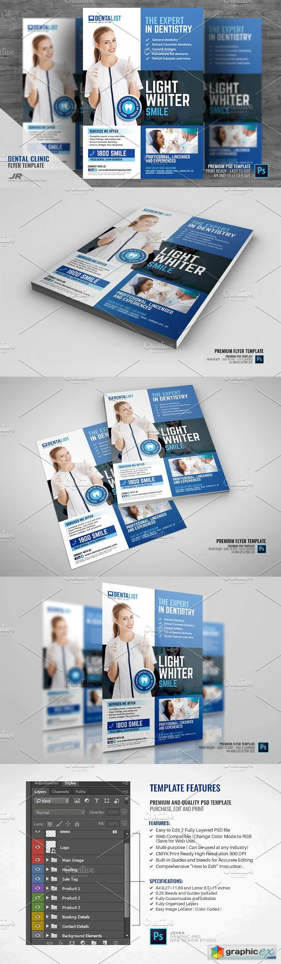 Dentist and Dental Clinic Flyer