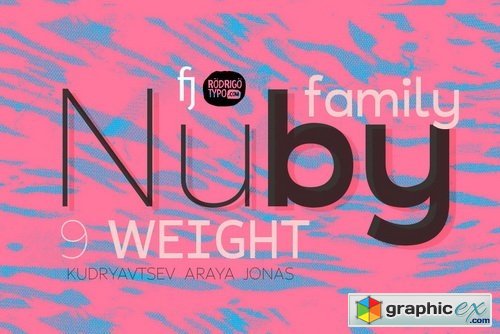 Nuby Font Family