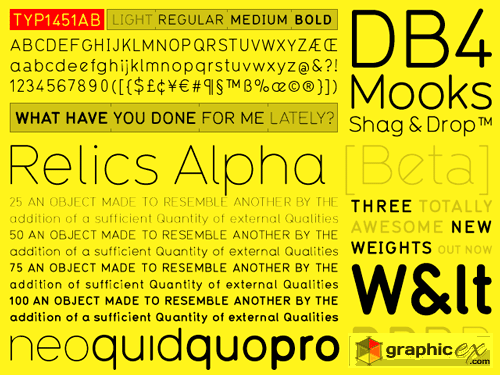 Typ 1451 Font Family