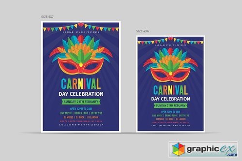 Carnival Day Celebration Flyer