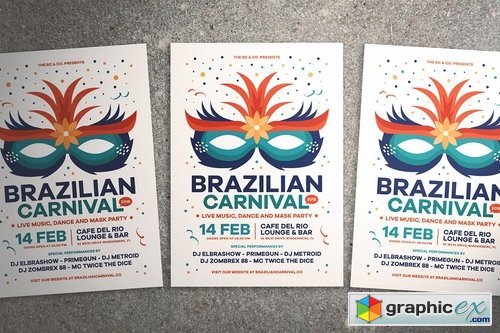 Brazilian Carnival Flyer 2198614