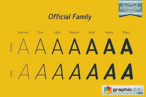 Official Font Family