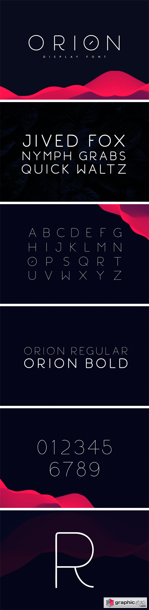 Orion | Display Font