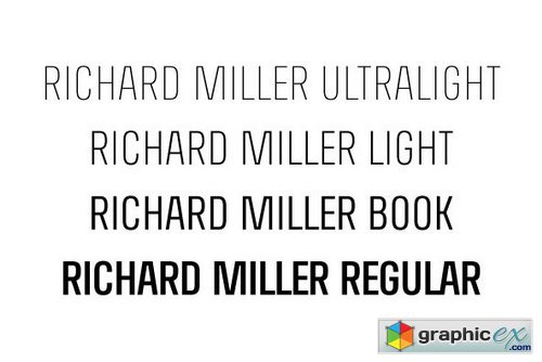 Richard Miller Font Family