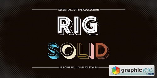 Rig Solid Font Family