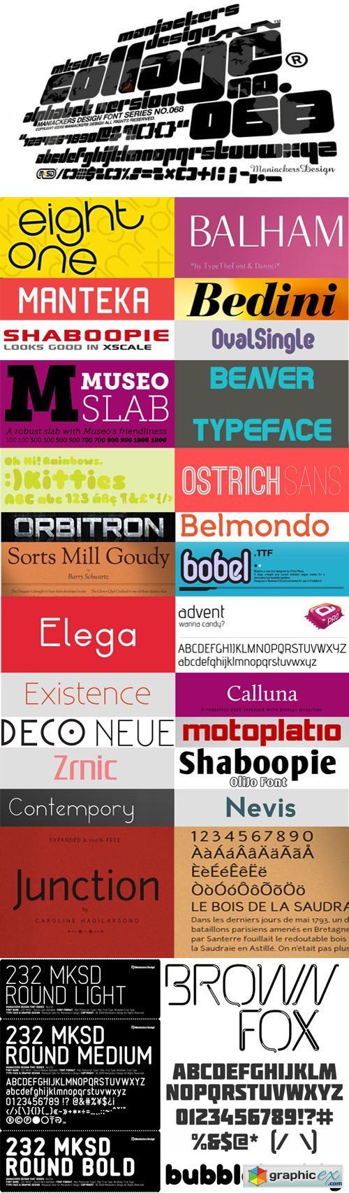 30 Fascinating Font for Logo Design [58-TTF/43-OTF]