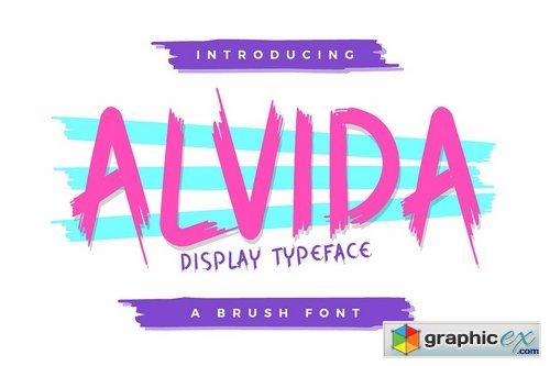 Alvida - Brush Font