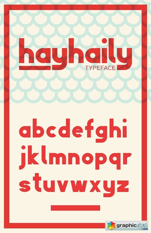 HayHaily Display Typeface