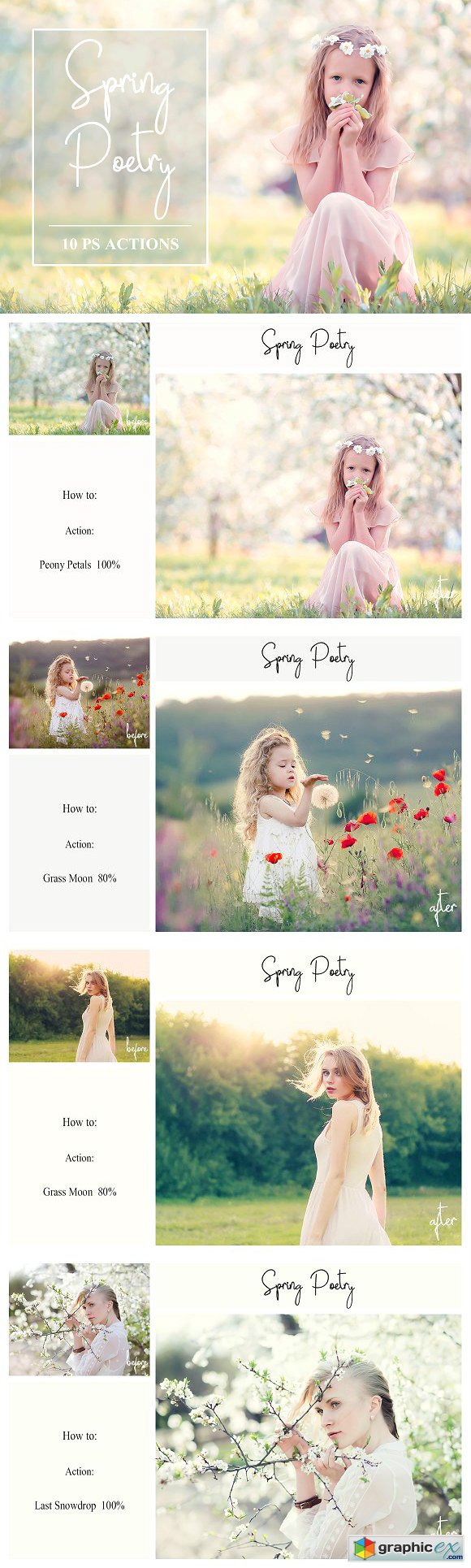 Spring Poetry - 10 PS Actions