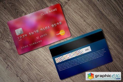 Credit Cards mock-up