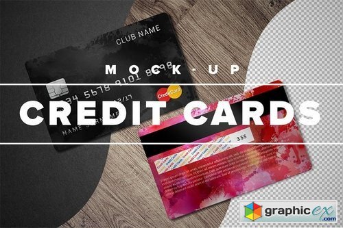 Credit Cards mock-up