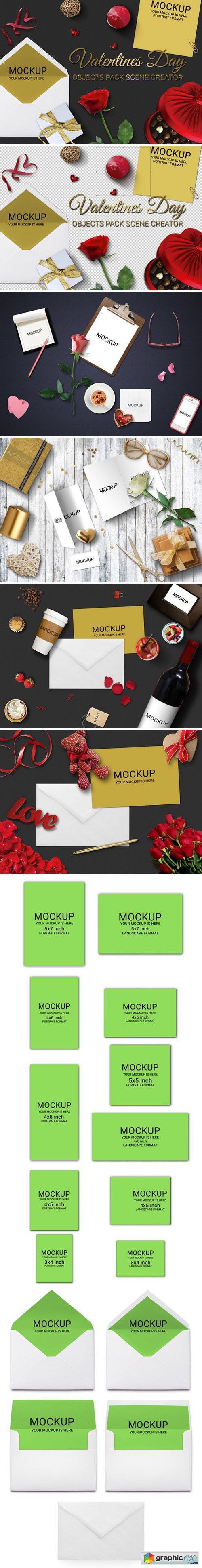 Valentines Day Scene Creator MockUp