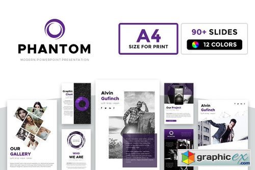 A4 Phantom PowerPoint Template