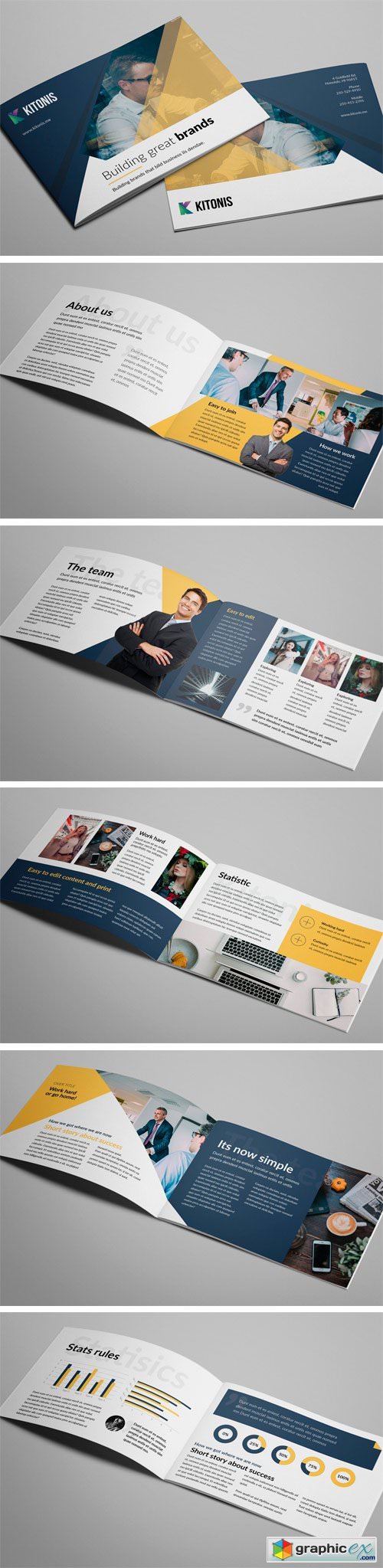 Modern Business A5 Brochure