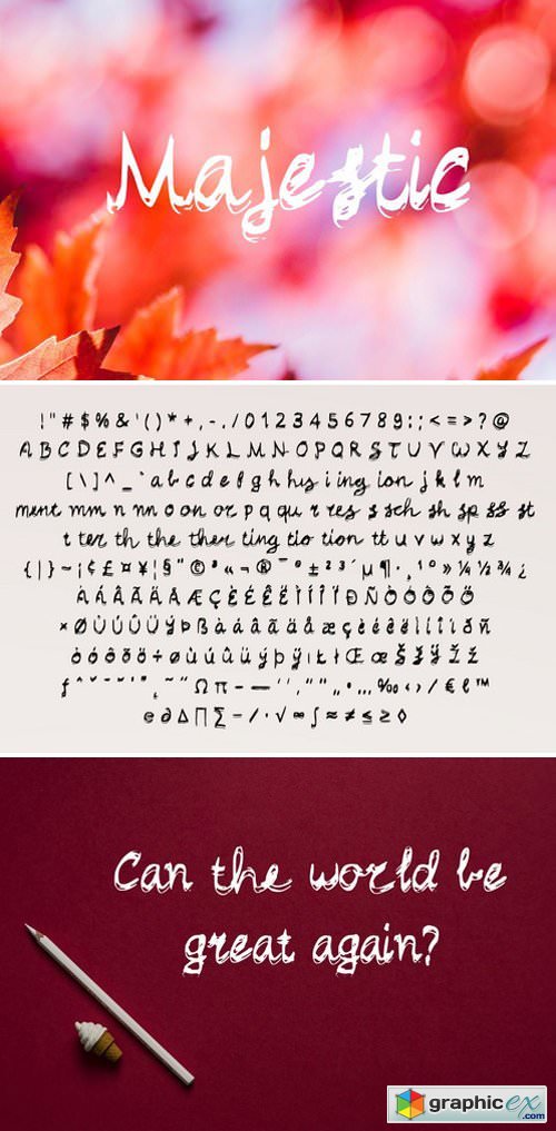 Majestic - Handwritten Script Font
