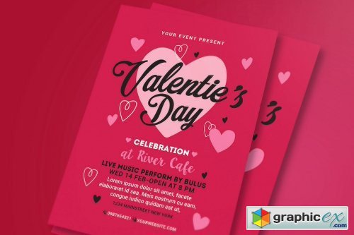 Valentines Day Flyer 2206817